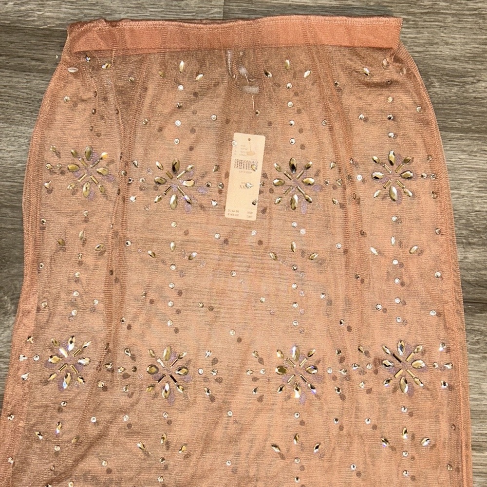 By Anthropologie Crystal Sheer Maxi Skirt - Picture 11 of 13